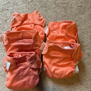 BumGenius Orange All In One Cloth Diapers